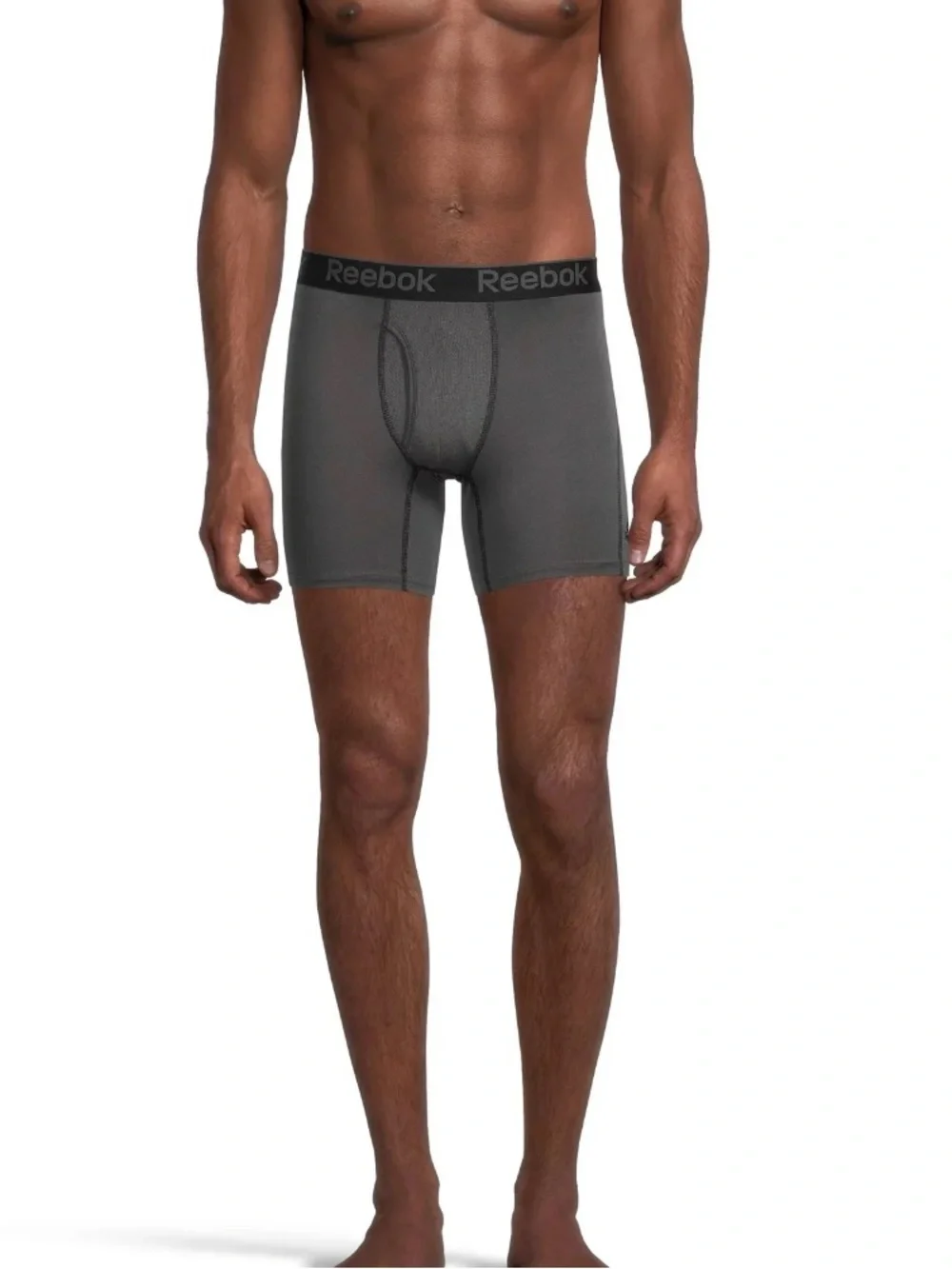 Reebok Men's Underwear Pro Series Performance Long Leg Boxer Brief, 7.5-Inch,